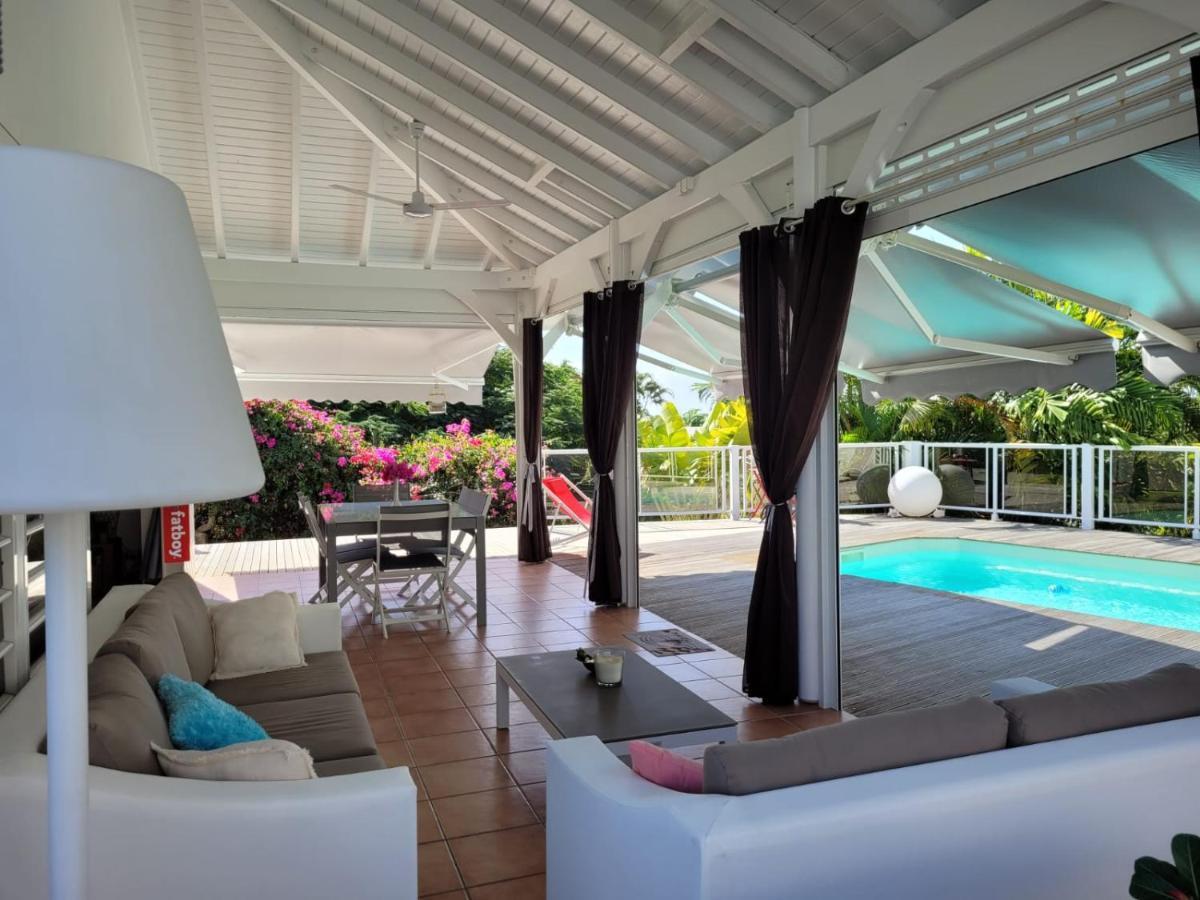 Villa Ste Marthe Avec Piscine, Grande Terrasse, Jardin Intime Et Citerne D'Eau Saint-Francois  Eksteriør bilde