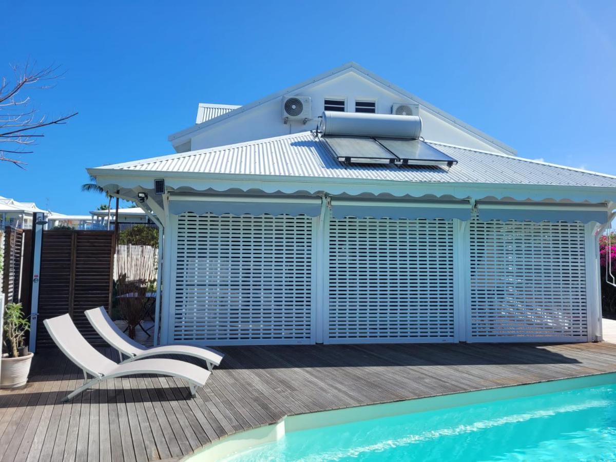 Villa Ste Marthe Avec Piscine, Grande Terrasse, Jardin Intime Et Citerne D'Eau Saint-Francois  Eksteriør bilde